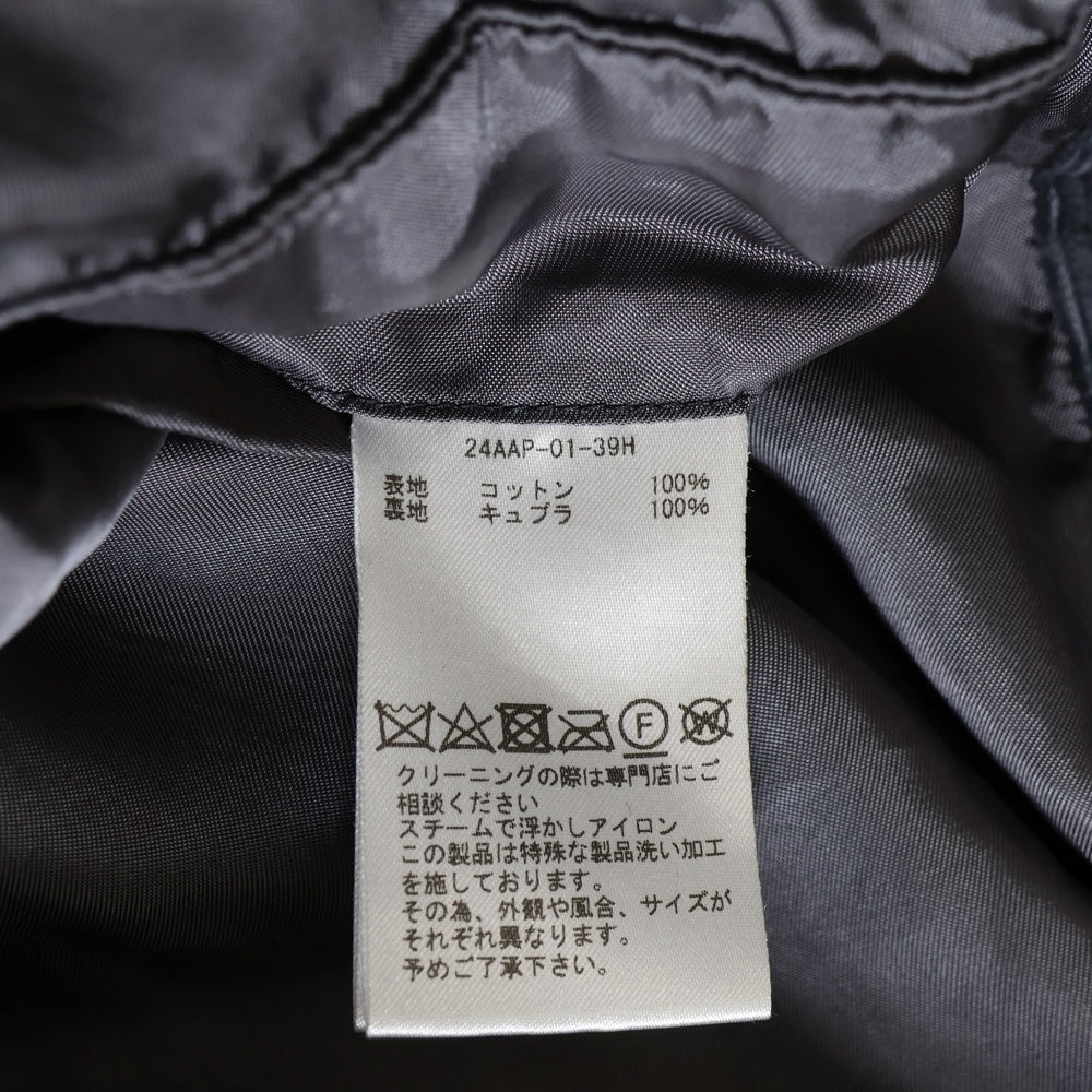 A.PRESSE(アプレッセ) 24AW Vintage Corduroy Sports Jacket ヴィンテージ加工 コーデュロイジャケット グレー 24AAP-01-39H