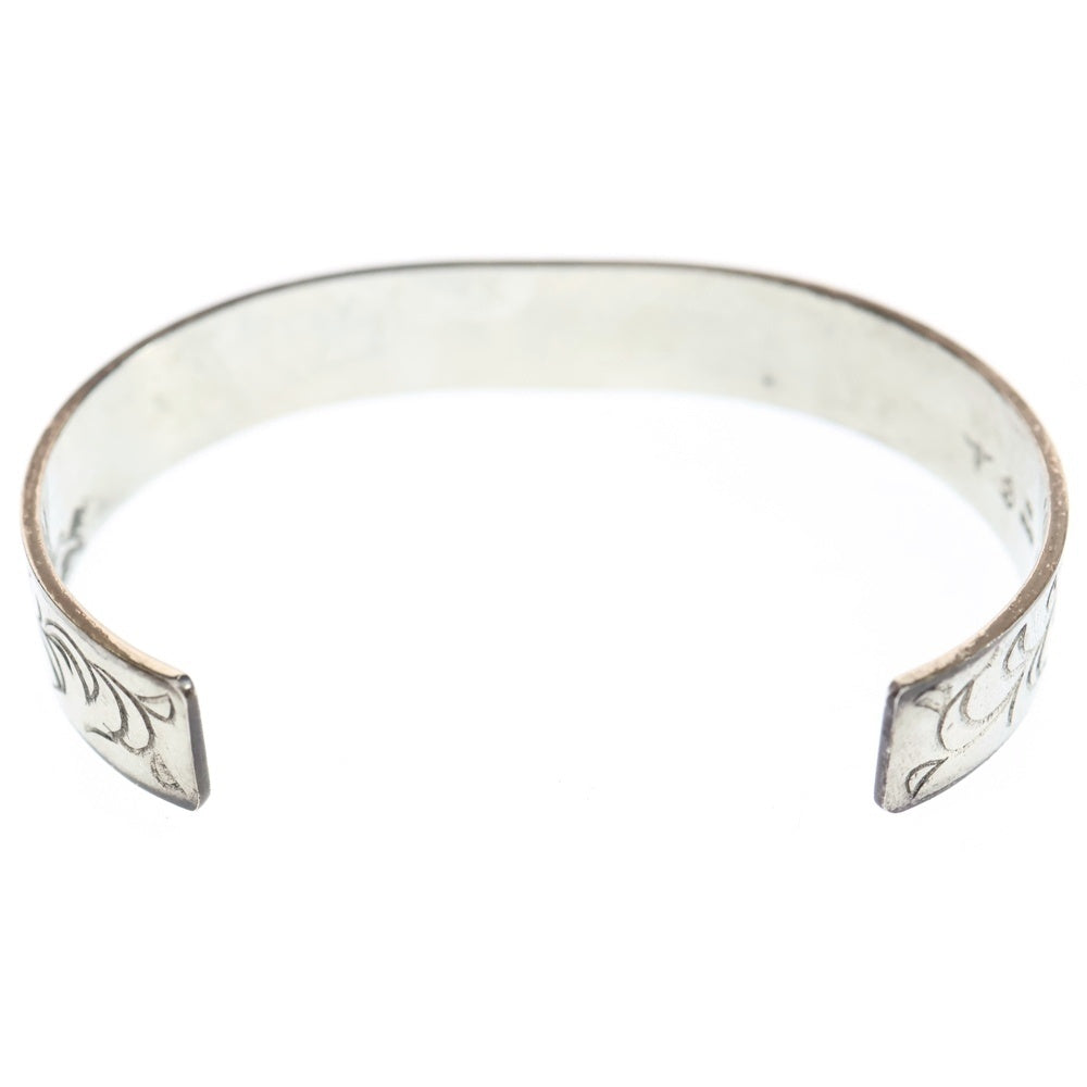 TADY & KING(タディアンドキング) アラベスク K18 GPウルフ 平打ちバングル シルバー/ゴールド