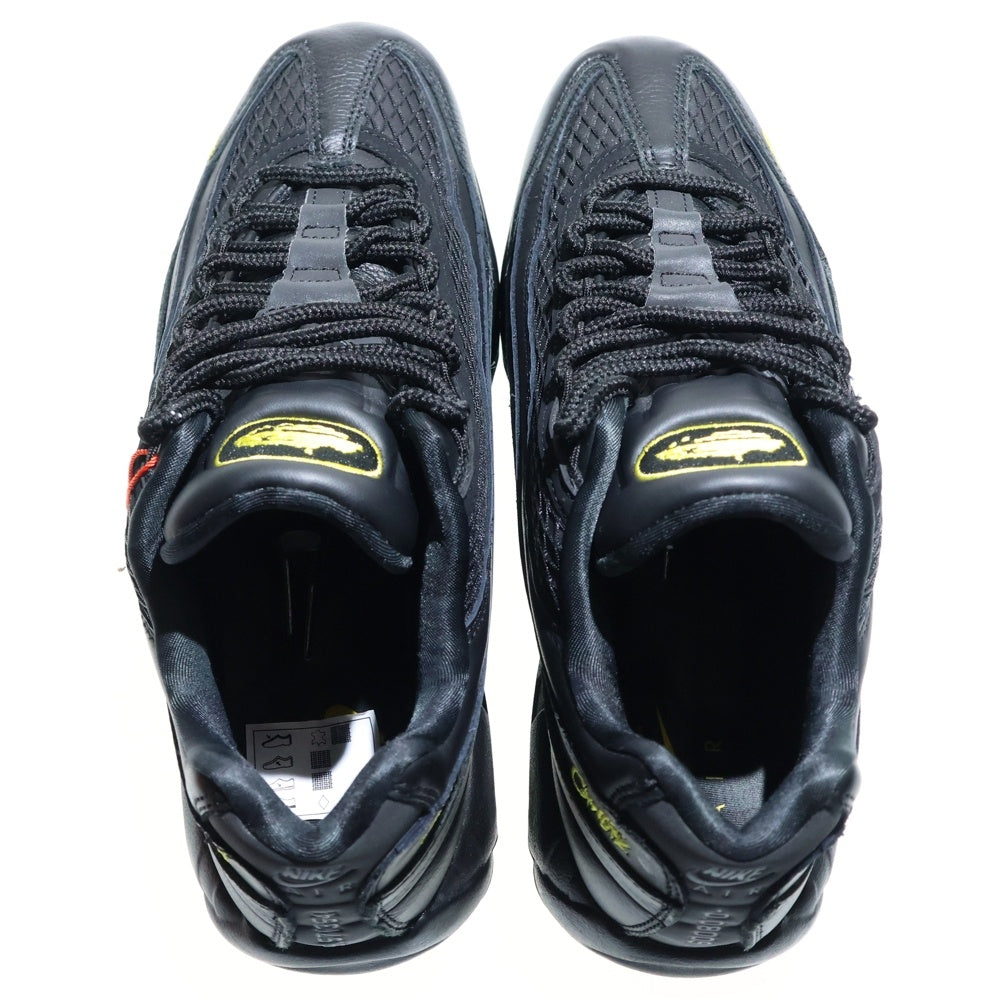 NIKE(ナイキ) × Corteiz AIR MAX 95 Black and Tour Yellow ×コーテイズ エアマックス95 ブラックアンドツアー ローカットスニーカー US11/29cm FB2709-003