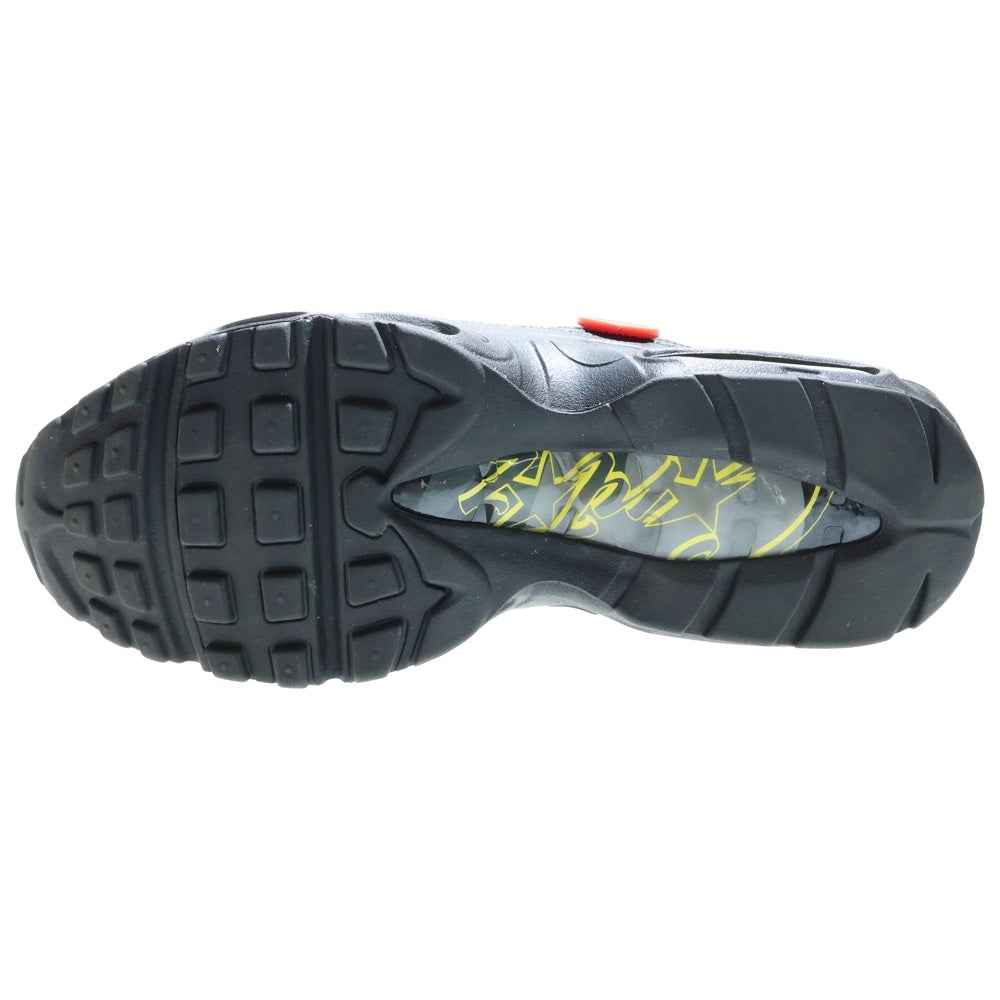 NIKE(ナイキ) × Corteiz AIR MAX 95 Black and Tour Yellow ×コーテイズ エアマックス95 ブラックアンドツアー ローカットスニーカー US11/29cm FB2709-003