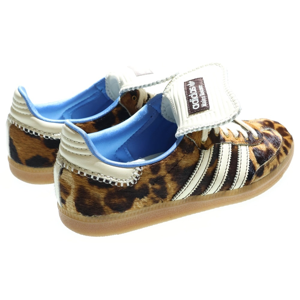 adidas(アディダス) ×WALES BONNER SAMBA PONY LEO LOW Leopard ウェールズボナー サンバ ポニー レオ レオパード ローカットスニーカー ブラウン/ベージュ US9/27cm IE0578