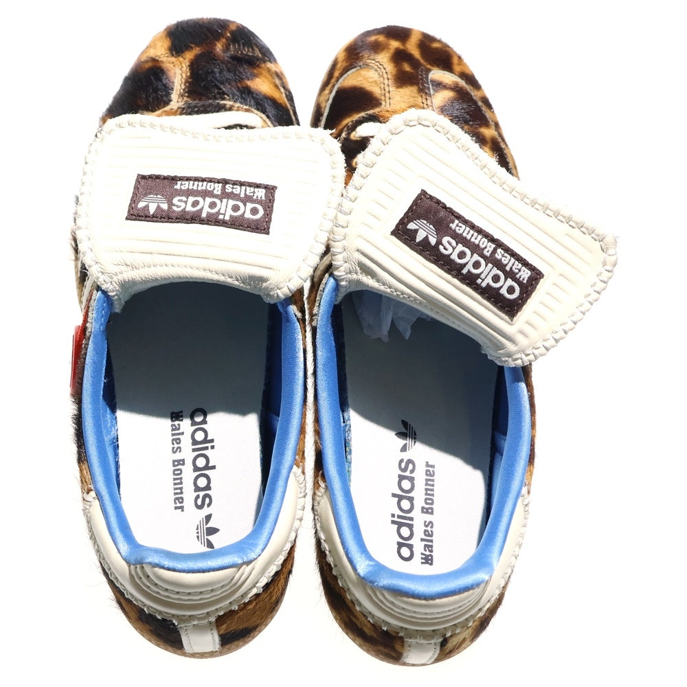 adidas(アディダス) ×WALES BONNER SAMBA PONY LEO LOW Leopard ウェールズボナー サンバ ポニー レオ レオパード ローカットスニーカー ブラウン/ベージュ US9/27cm IE0578