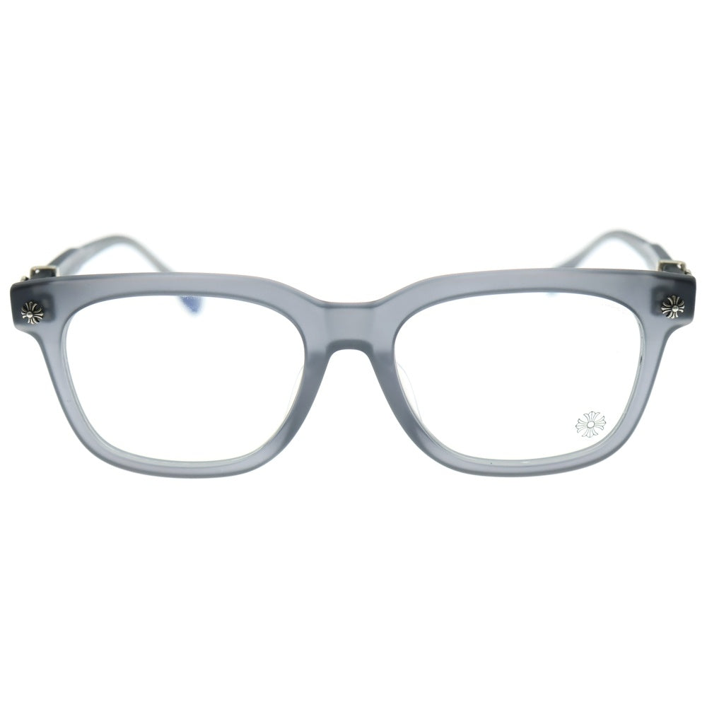 CHROME HEARTS(クロムハーツ) COX UCKER CHクロステンプルウェリントンサングラス 眼鏡 アイウェア グレー/シルバー 50141971