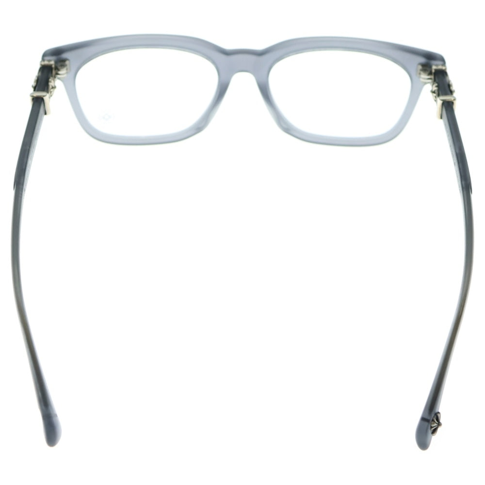 CHROME HEARTS(クロムハーツ) COX UCKER CHクロステンプルウェリントンサングラス 眼鏡 アイウェア グレー/シルバー 50141971