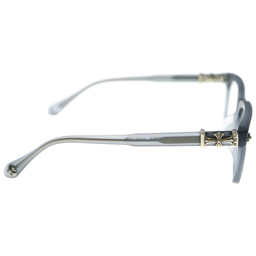 CHROME HEARTS(クロムハーツ) COX UCKER CHクロステンプルウェリントンサングラス 眼鏡 アイウェア グレー/シルバー 50141971
