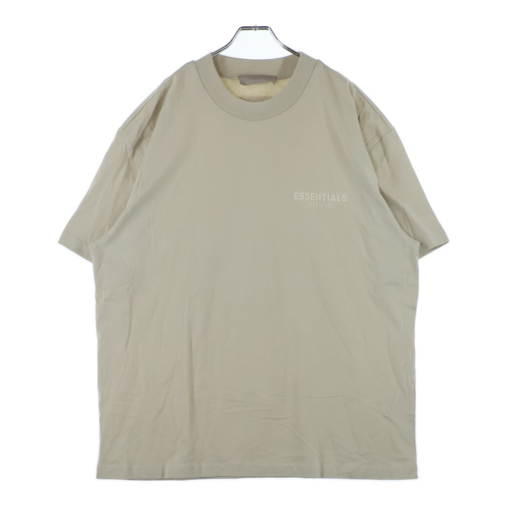 FEAR OF GOD ESSENTIALS(フィアオブゴッド エッセンシャルズ) S/S T-SHIRT フェルトロゴ 半袖Tシャツ ベージュ