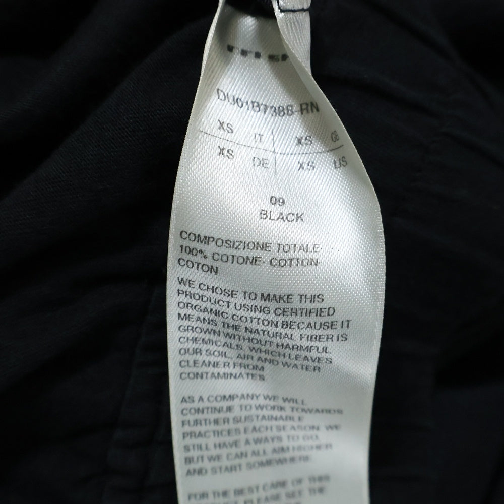 DRKSHDW(ダークシャドウ) Jersey Trucker Cut-off Shorts ドローストリング ハーフパンツ ショーツ ブラック DU01B7388-RN