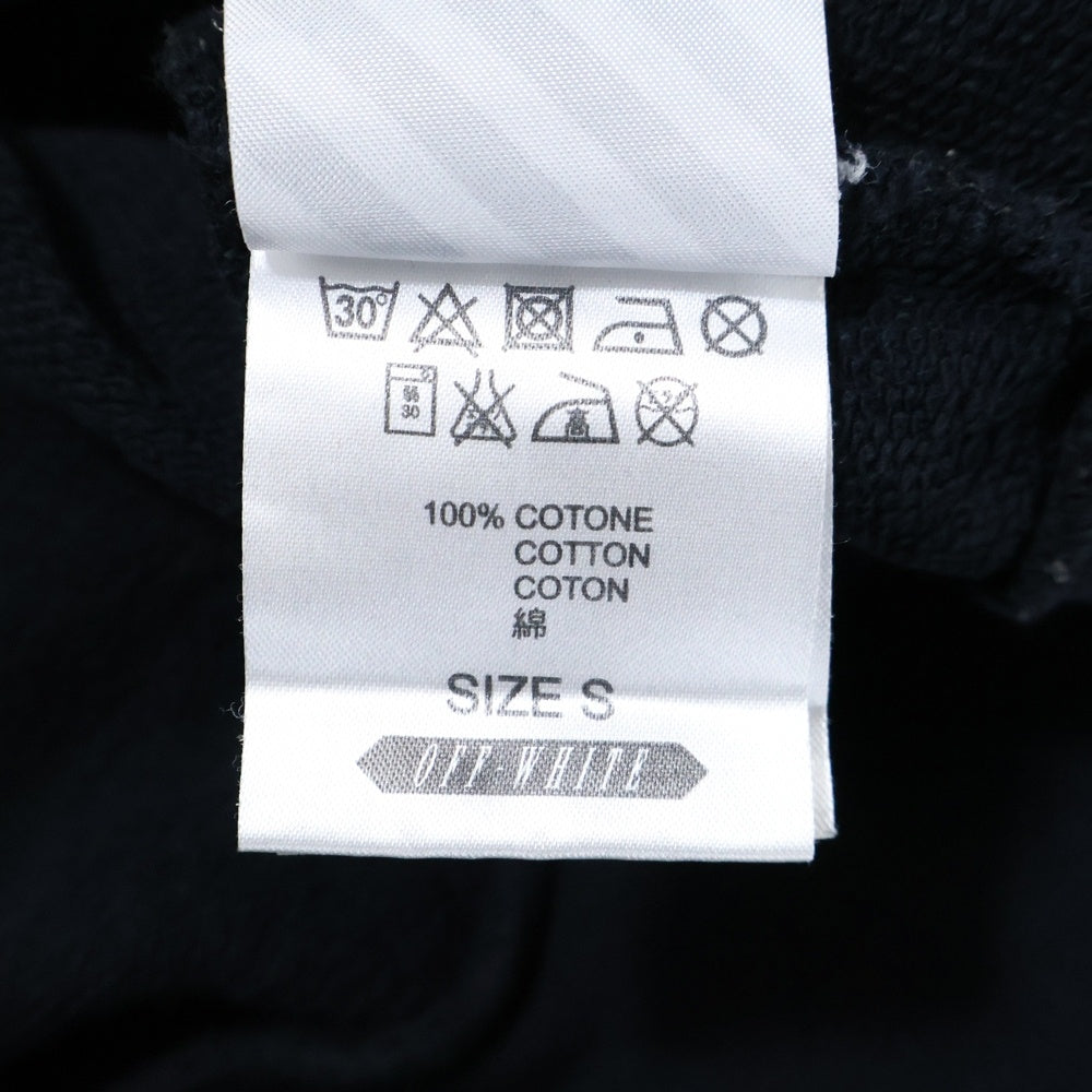 OFF-WHITE(オフホワイト) 16SS Zip Up Hoodie ジップアップスウェットパーカー フーディー ブラック