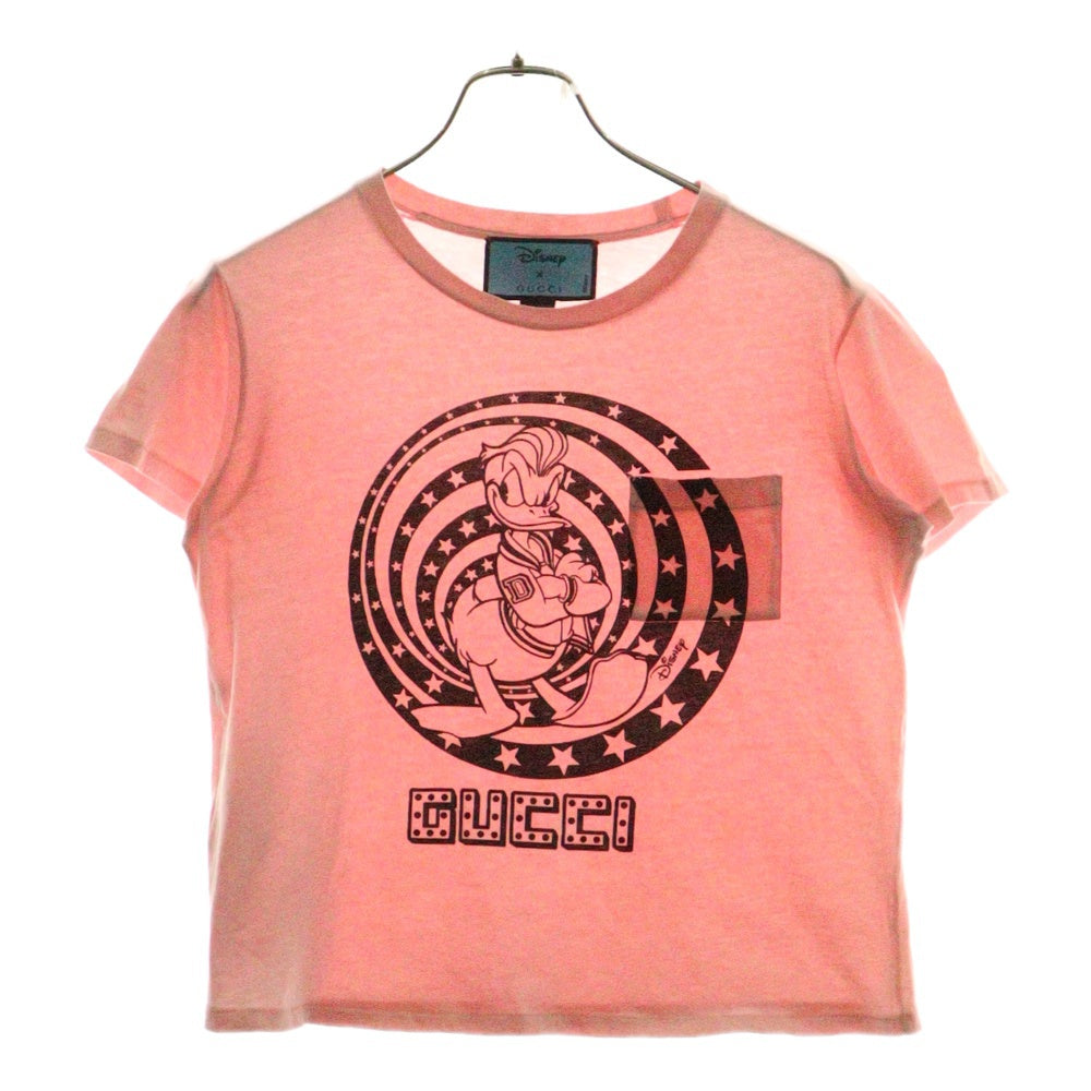 GUCCI(グッチ) ×Disney T-shirt ディズニー 半袖Tシャツ ピンク レディース 644674 XJDBE