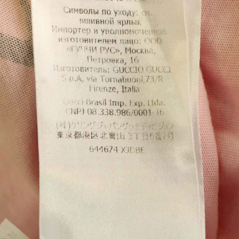 GUCCI(グッチ) ×Disney T-shirt ディズニー 半袖Tシャツ ピンク レディース 644674 XJDBE