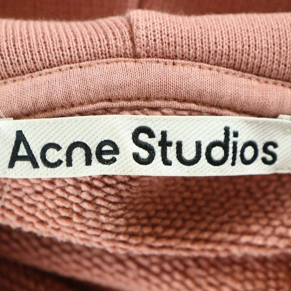 Acne Studios(アクネ ストゥディオズ) Hoodie バックロゴ プルオーバースウェットパーカー フーディー ピンク CI0138-