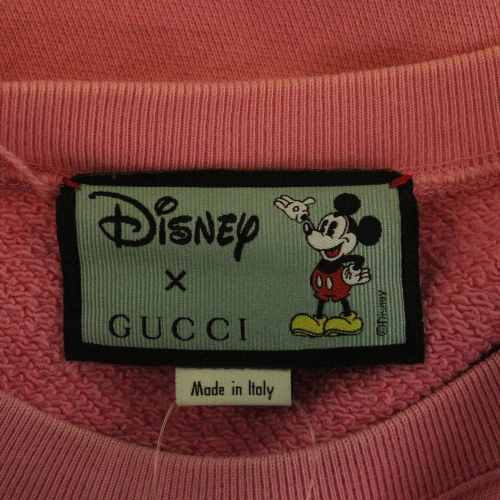 GUCCI(グッチ) ×Disney Sweatshirt ディズニー クルーネックスウェットトレーナー ピンク 469250 XJB8C