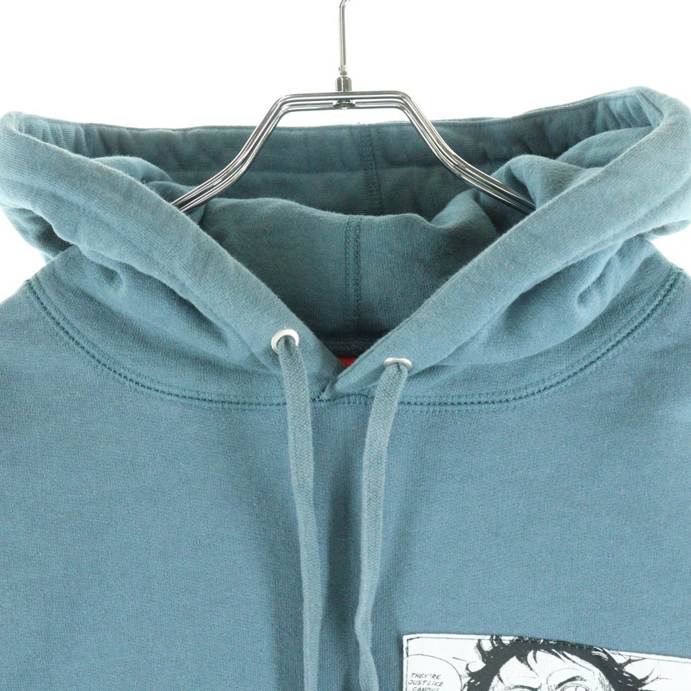 SUPREME(シュプリーム) 17AW AKIRA Patches Hooded Sweatshirt アキラ パッチ プルオーバースウェットパーカー フーディー ブルー