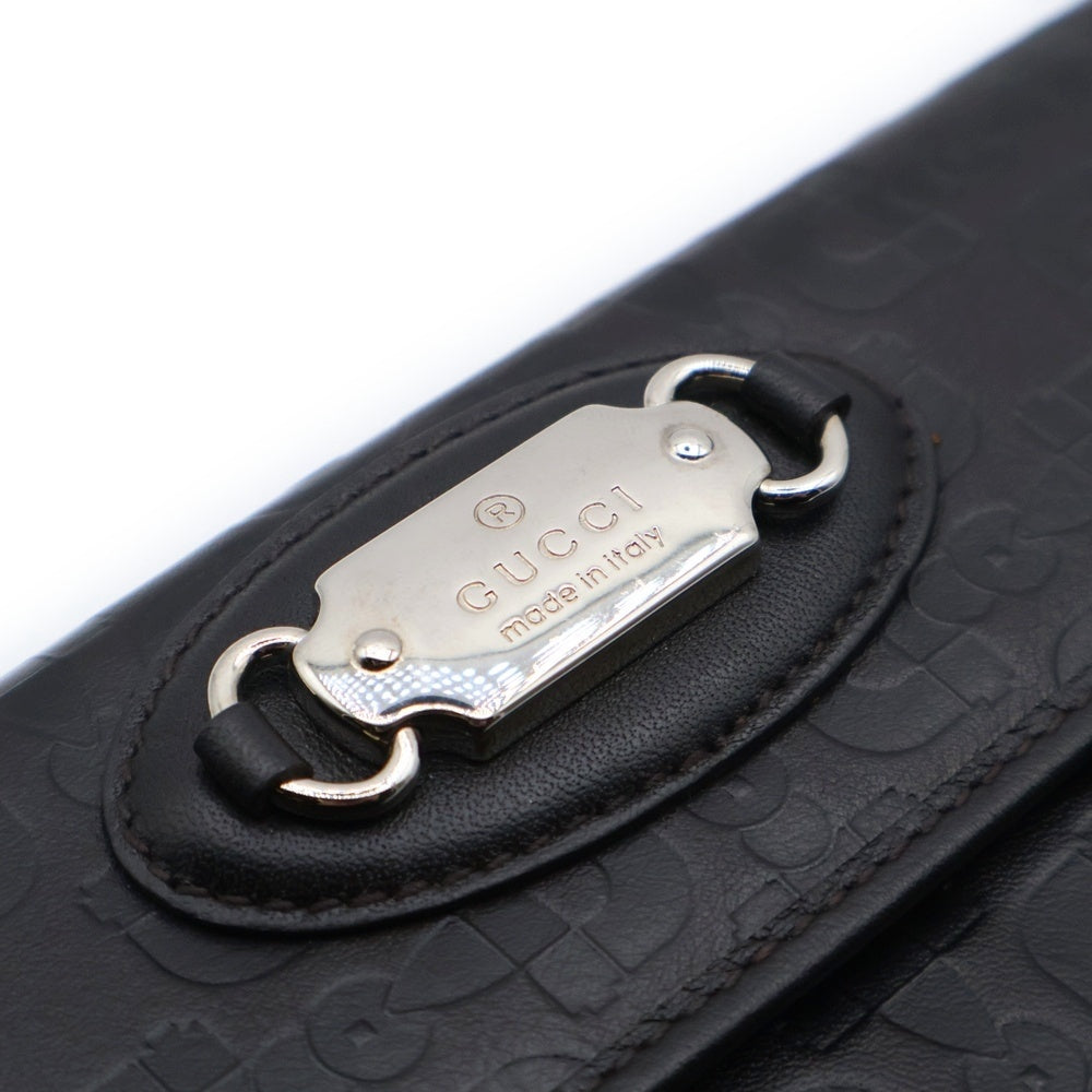 GUCCI(グッチ) GG Leather Wallet GG総柄 長財布 ブラック 231841