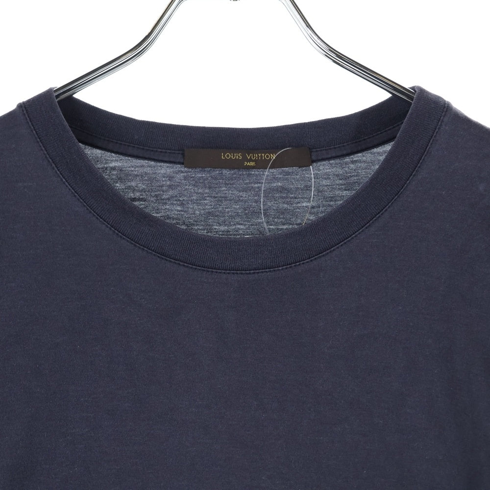 LOUIS VUITTON(ルイヴィトン) 12SS L/S T-Shirt フロッキーロゴ 長袖Tシャツ グレー ロンT RM121M HIJR04JEZ