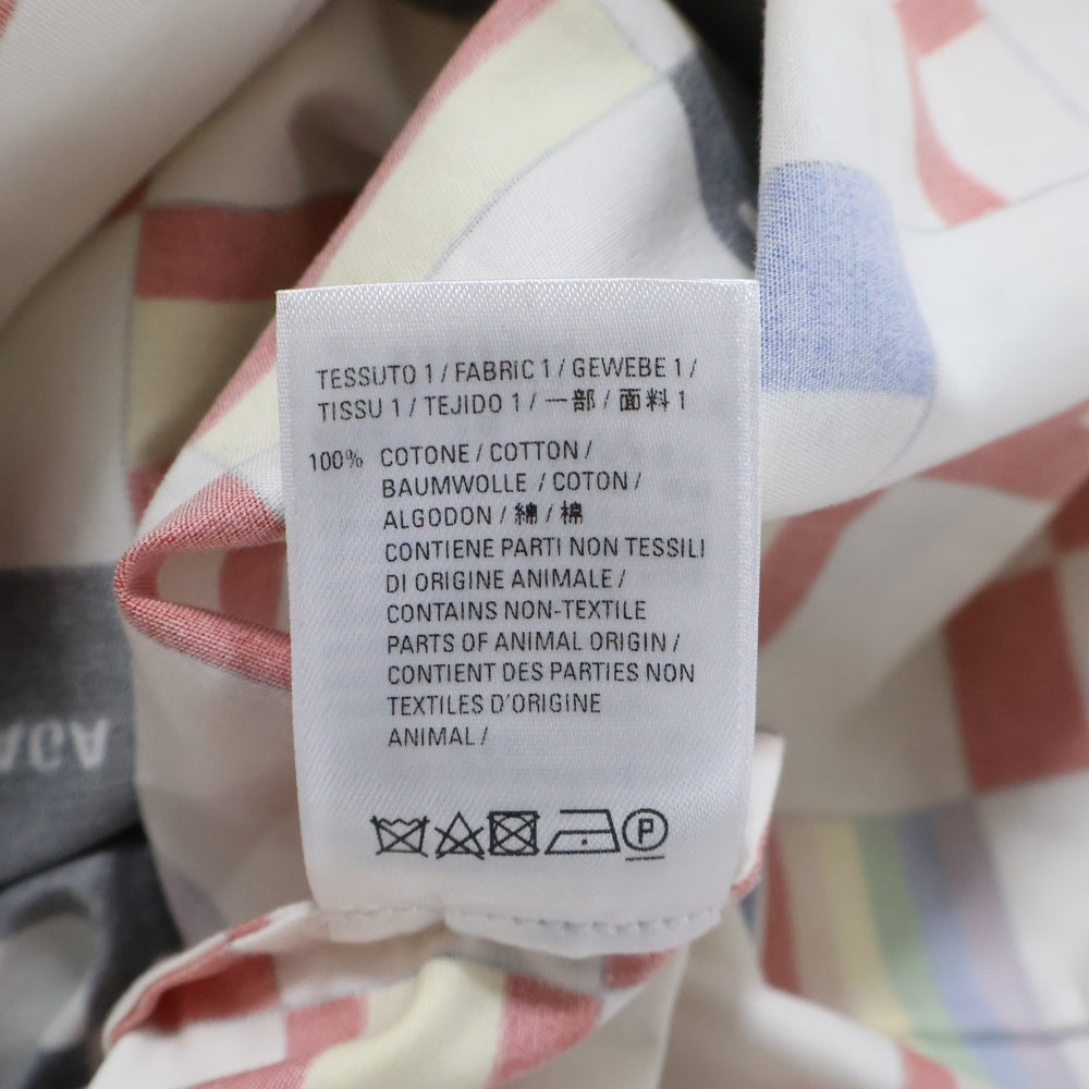 BALENCIAGA(バレンシアガ) 18SS Oversized Flag Shirt 総柄 国旗プリント 半袖シャツ マルチ