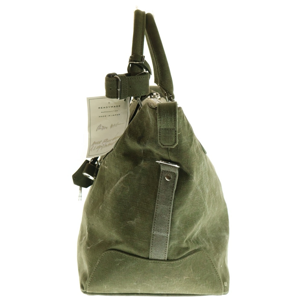 READY MADE(レディメイド) GYM BAG ジムバッグ ボストンバッグ ショルダーバッグ カーキ RE-CO-KH-00-00-01