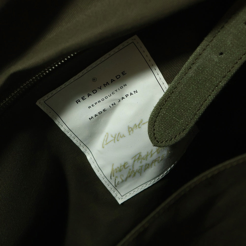 READY MADE(レディメイド) GYM BAG ジムバッグ ボストンバッグ ショルダーバッグ カーキ RE-CO-KH-00-00-01