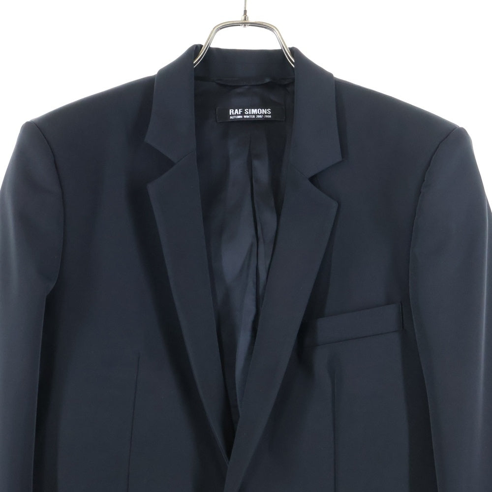 RAF SIMONS(ラフシモンズ) 07-08AW テック テーラードジャケット ブラック