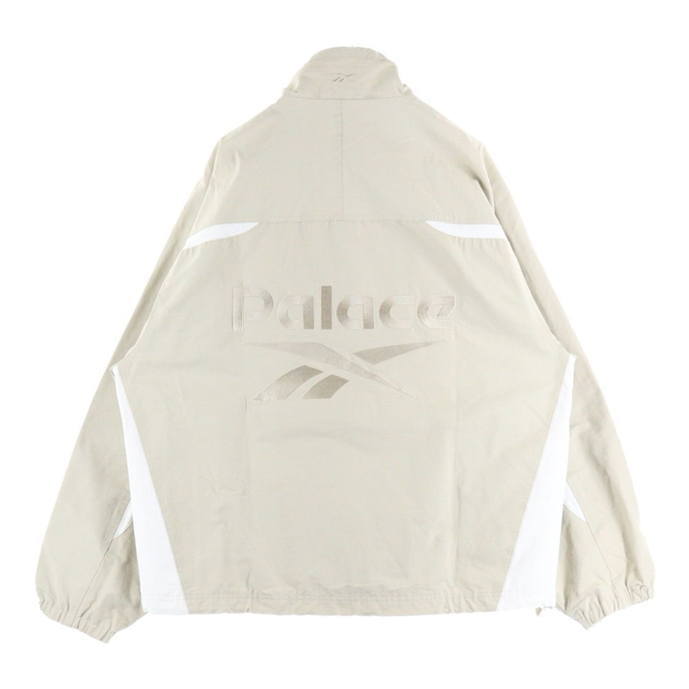 Palace Skateboards(パレススケートボーズ) 24SS ×Reebok Track Jacket リーボック ナイロン トラックジャケット ベージュ 26RBKJK001