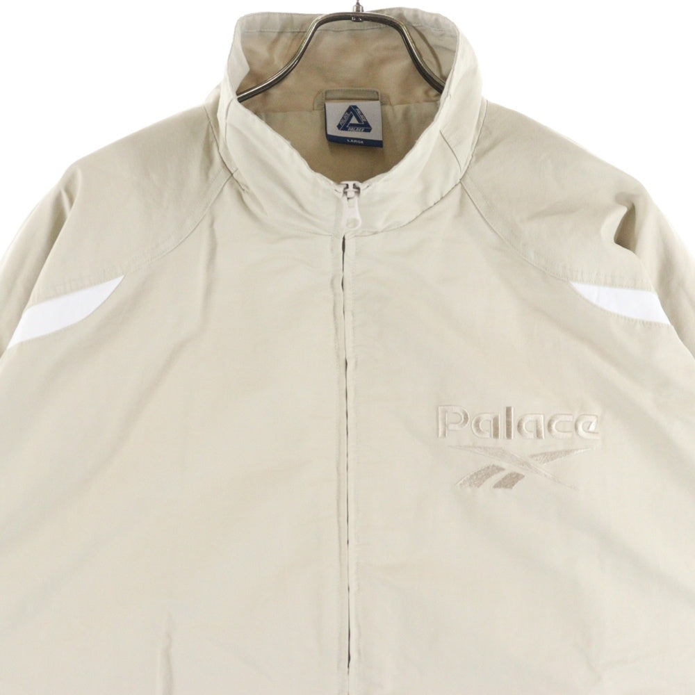 Palace Skateboards(パレススケートボーズ) 24SS ×Reebok Track Jacket リーボック ナイロン トラックジャケット ベージュ 26RBKJK001