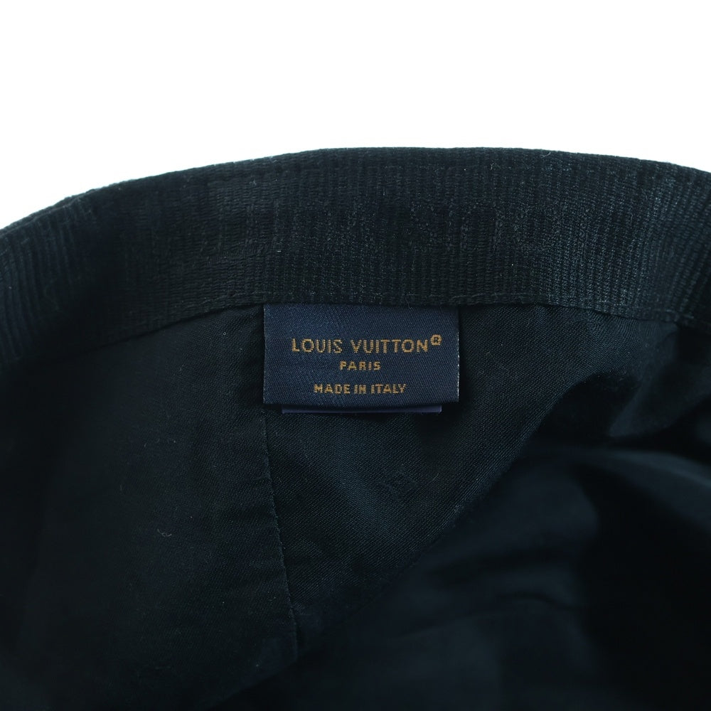 LOUIS VUITTON(ルイヴィトン) エッセンシャル モノグラムキャップ 帽子 ブラック M76585