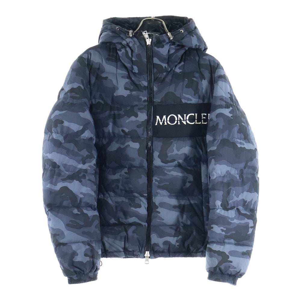 MONCLER(モンクレール) AITON GIUBBOTTO カモフラージュ 迷彩ダウンジャケット ネイビー D20914188405 549X4