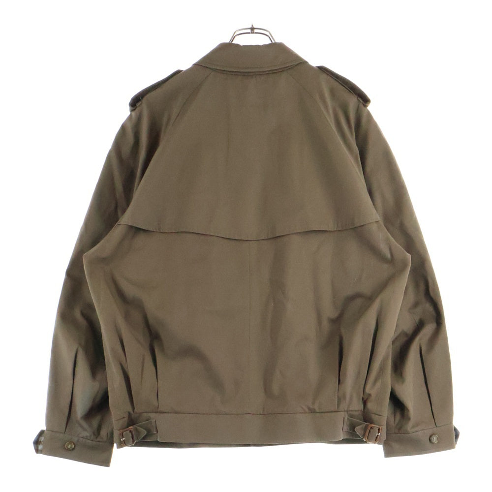 BURBERRY(バーバリー) 裏地チェック ジップアップジャケット ブラウン