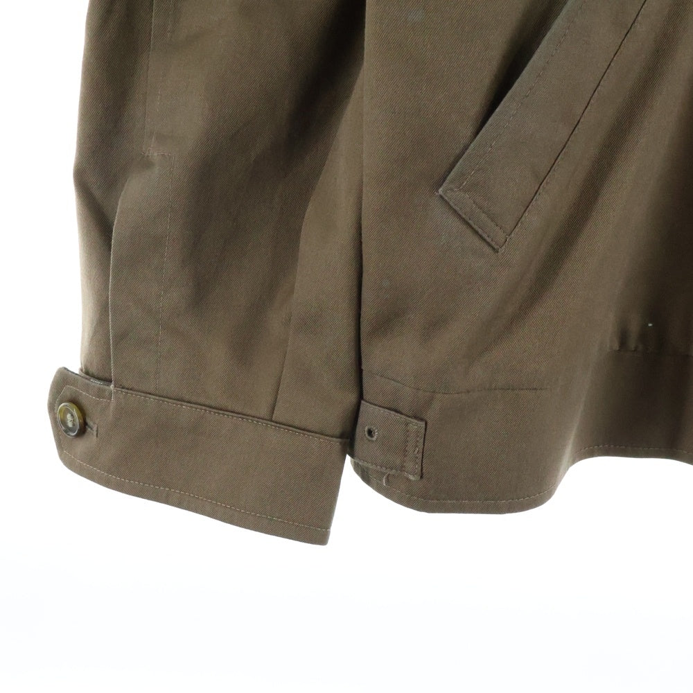 BURBERRY(バーバリー) 裏地チェック ジップアップジャケット ブラウン