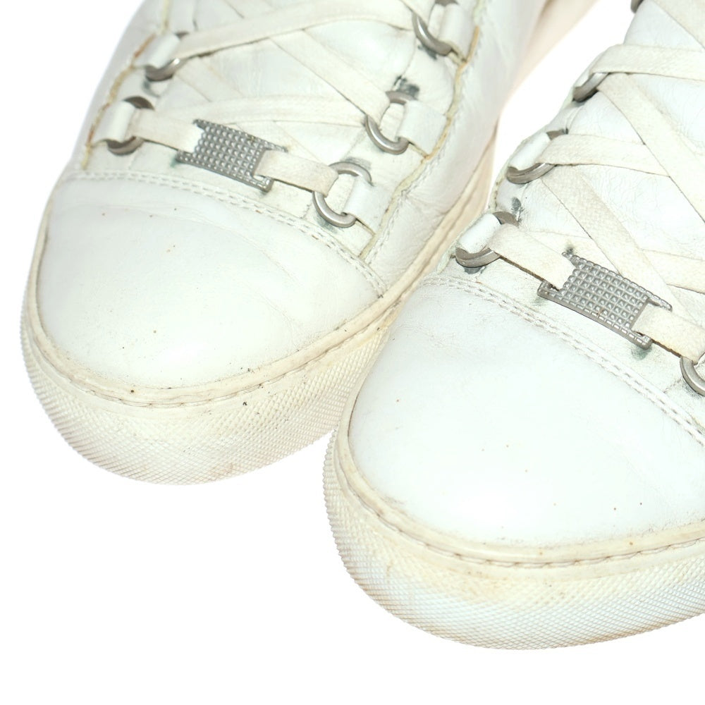 BALENCIAGA(バレンシアガ) Arena Leather Sneaker アリーナ レザーハイカットスニーカー ホワイト