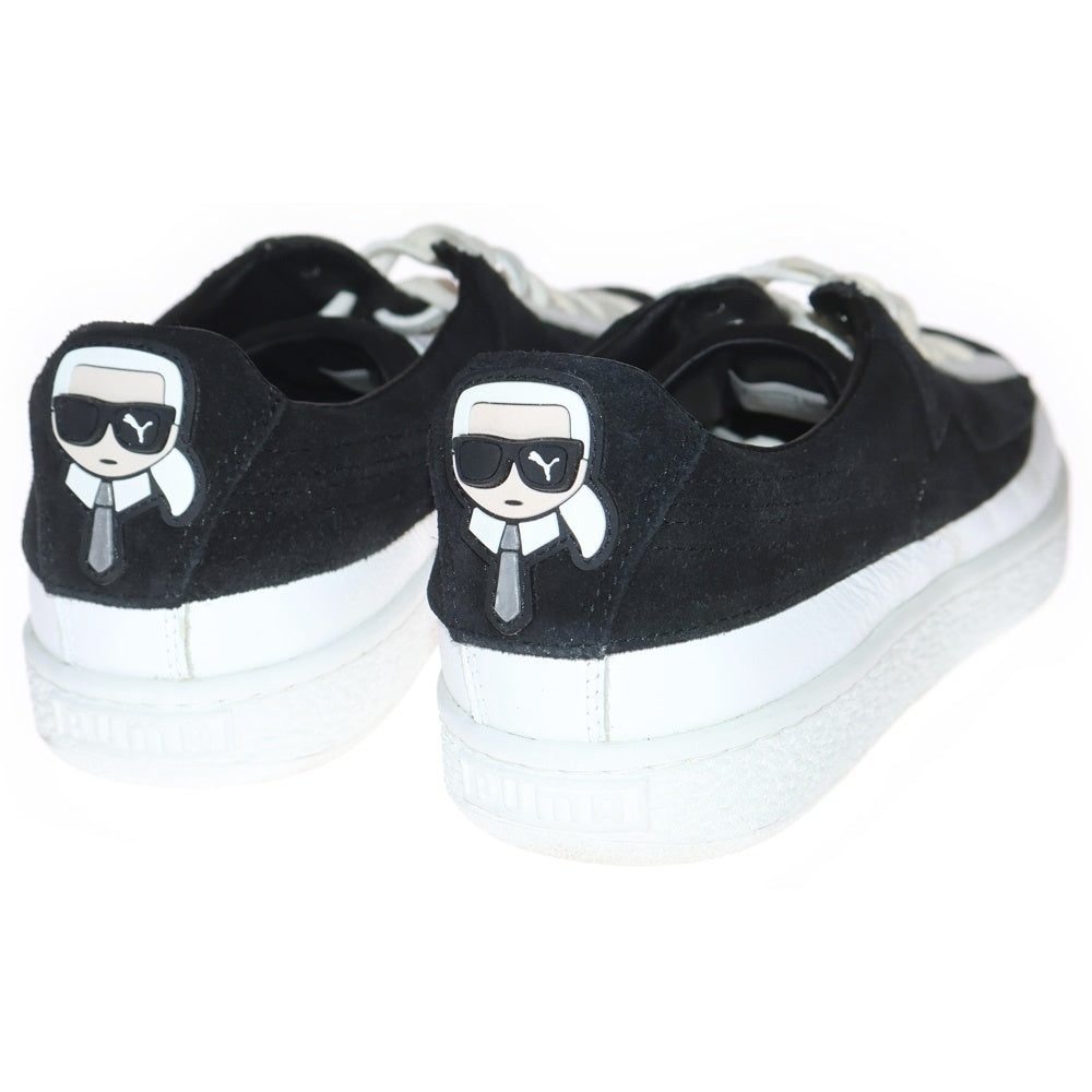 PUMA(プーマ) ×KARL Suede Classic カールラガーフェルド スエードローカットスニーカー ブラック US8/26cm 36807101