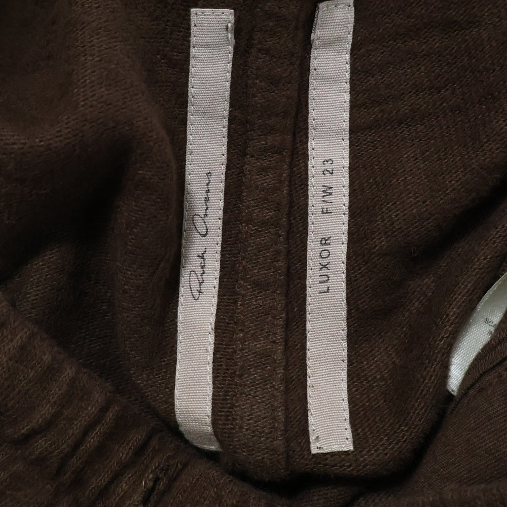 Rick Owens(リックオウエンス) 23AW Pronged Boxer Shorts ドローストリング ボクサーショーツ ハーフパンツ ブラウン RR02C7397-BGW