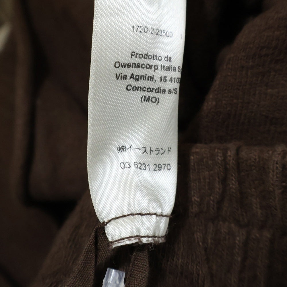 Rick Owens(リックオウエンス) 23AW Pronged Boxer Shorts ドローストリング ボクサーショーツ ハーフパンツ ブラウン RR02C7397-BGW