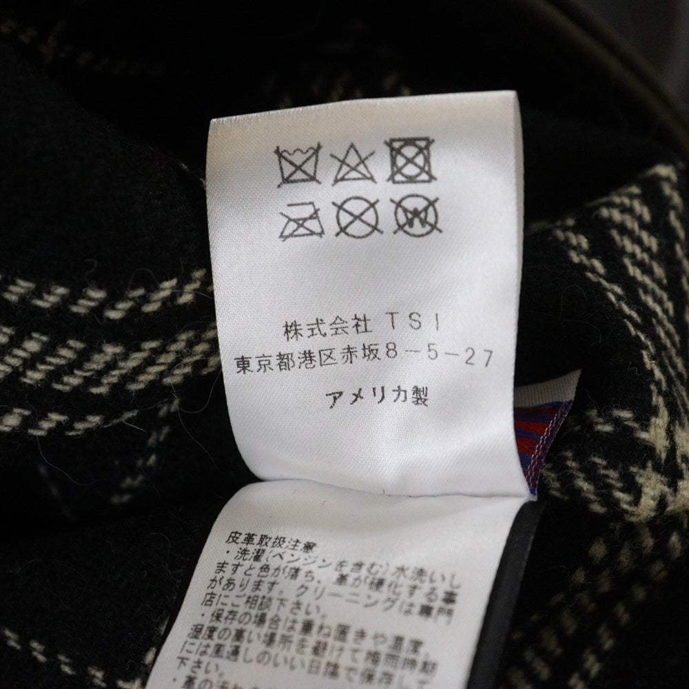 SCHOTT(ショット) D-POCKET RIDERS Dポケット レザーライダースジャケット ブラウン 7824250008