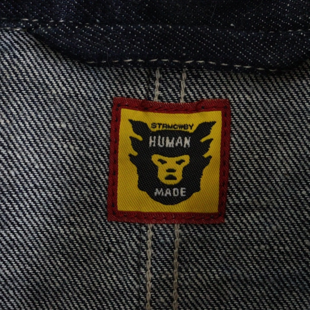HUMAN MADE(ヒューマンメイド) Denim Coverall Jacket デニムカバーオールジャケット インディゴ