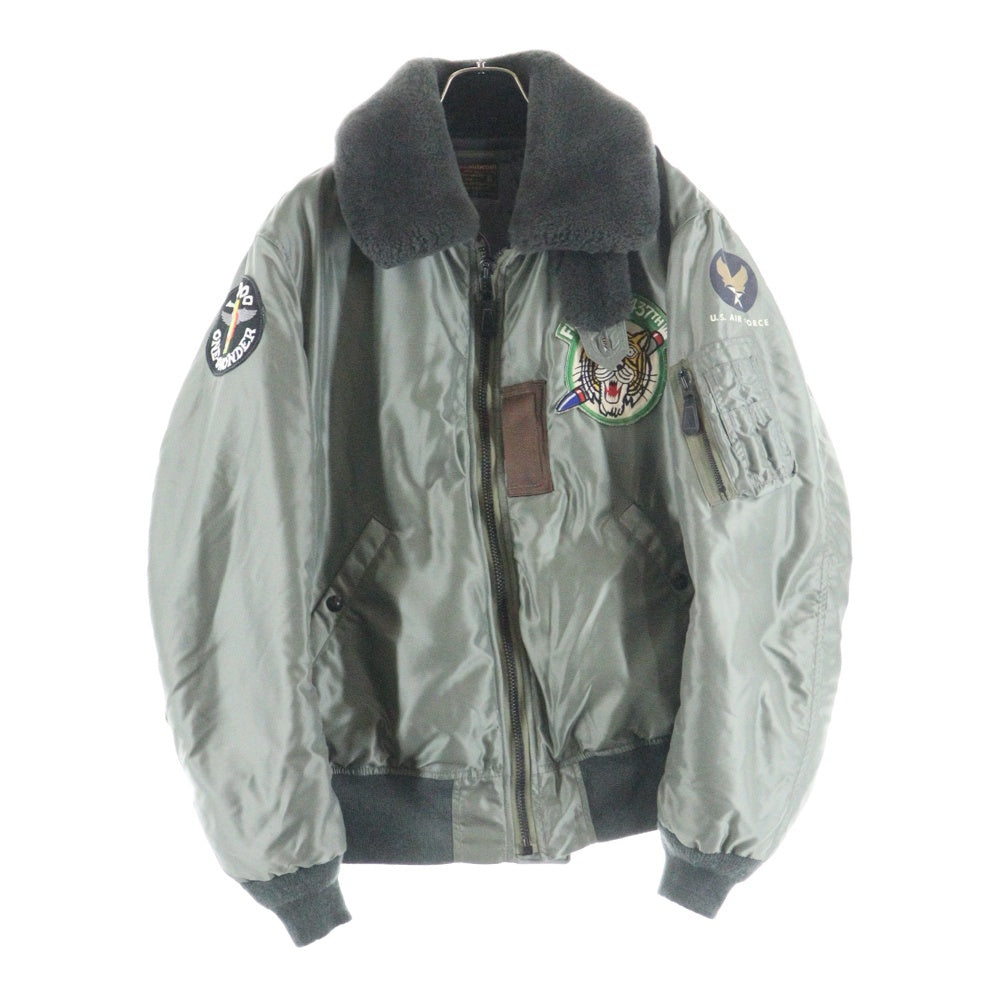 THE REAL McCOY'S(ザリアルマッコイ) TYPE B-15D FIGHTING-437th フライトジャケット カーキ