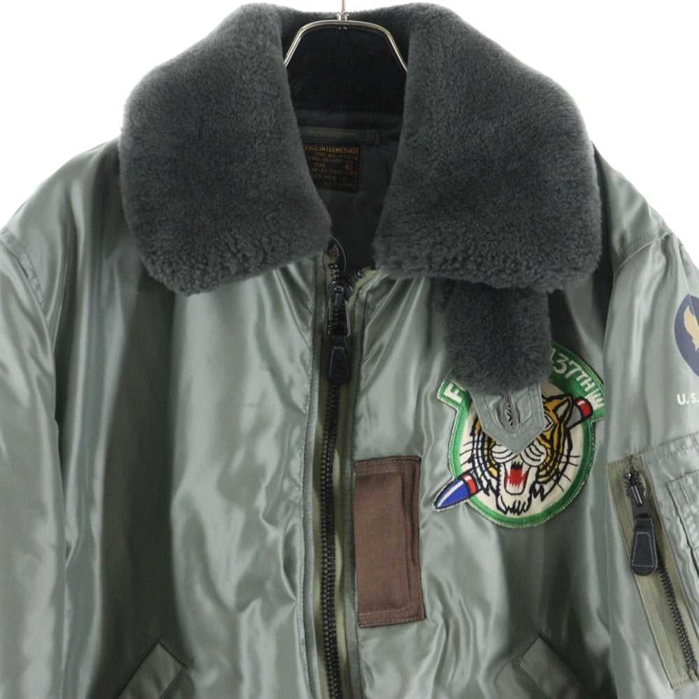 THE REAL McCOY'S(ザリアルマッコイ) TYPE B-15D FIGHTING-437th フライトジャケット カーキ