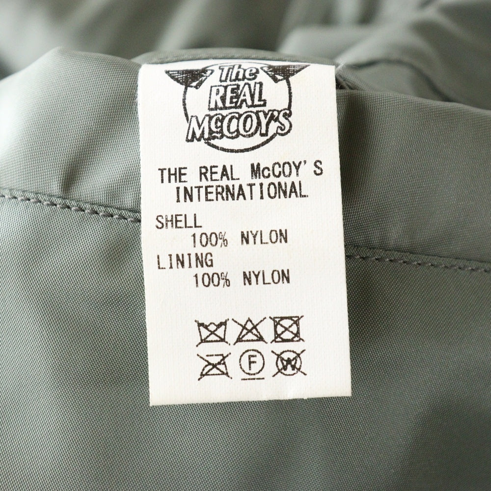 THE REAL McCOY'S(ザリアルマッコイ) TYPE B-15D FIGHTING-437th フライトジャケット カーキ