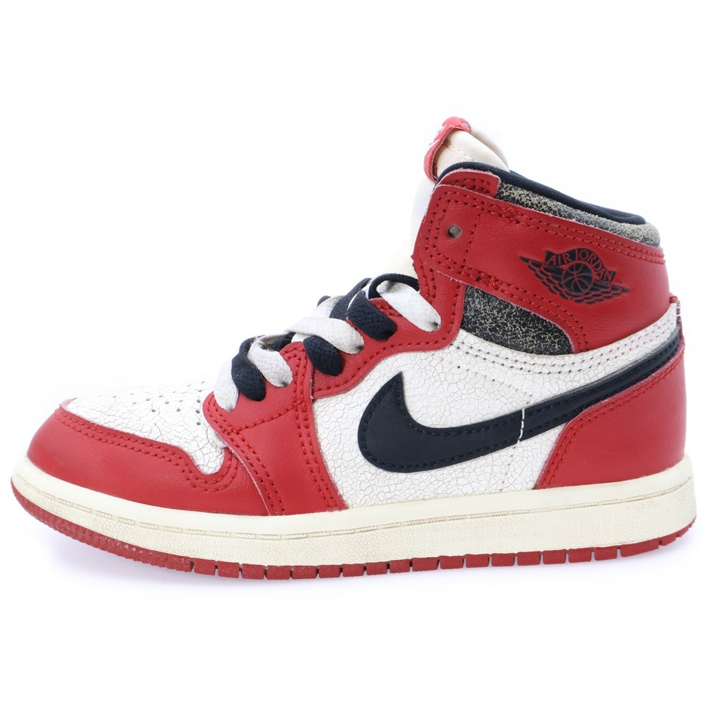 NIKE(ナイキ) PS AIR JORDAN1 RETRO HIGH OG LOST&FOUND エアジョーダン1 ロスト&ファウンド ハイカットスニーカー キッズ ホワイト/レッド US12.5C/18.5cm FD1412-612