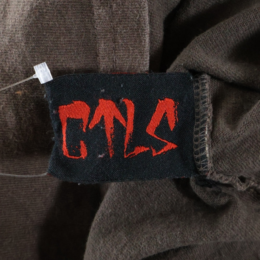 cvtvlist(カタリスト) L/S T-Shirt ロゴプリント 長袖Tシャツ ロンT ブラウン