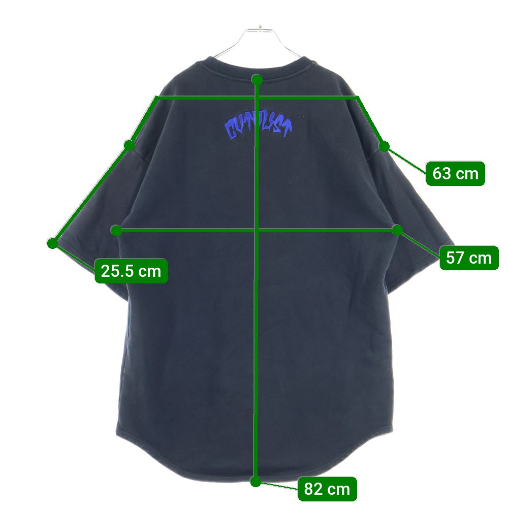 cvtvlist(カタリスト) 24SS Elephants CTLS Usual Tee ロゴ刺繍 ヘビーオンス半袖Tシャツ ブラック 240104EP01