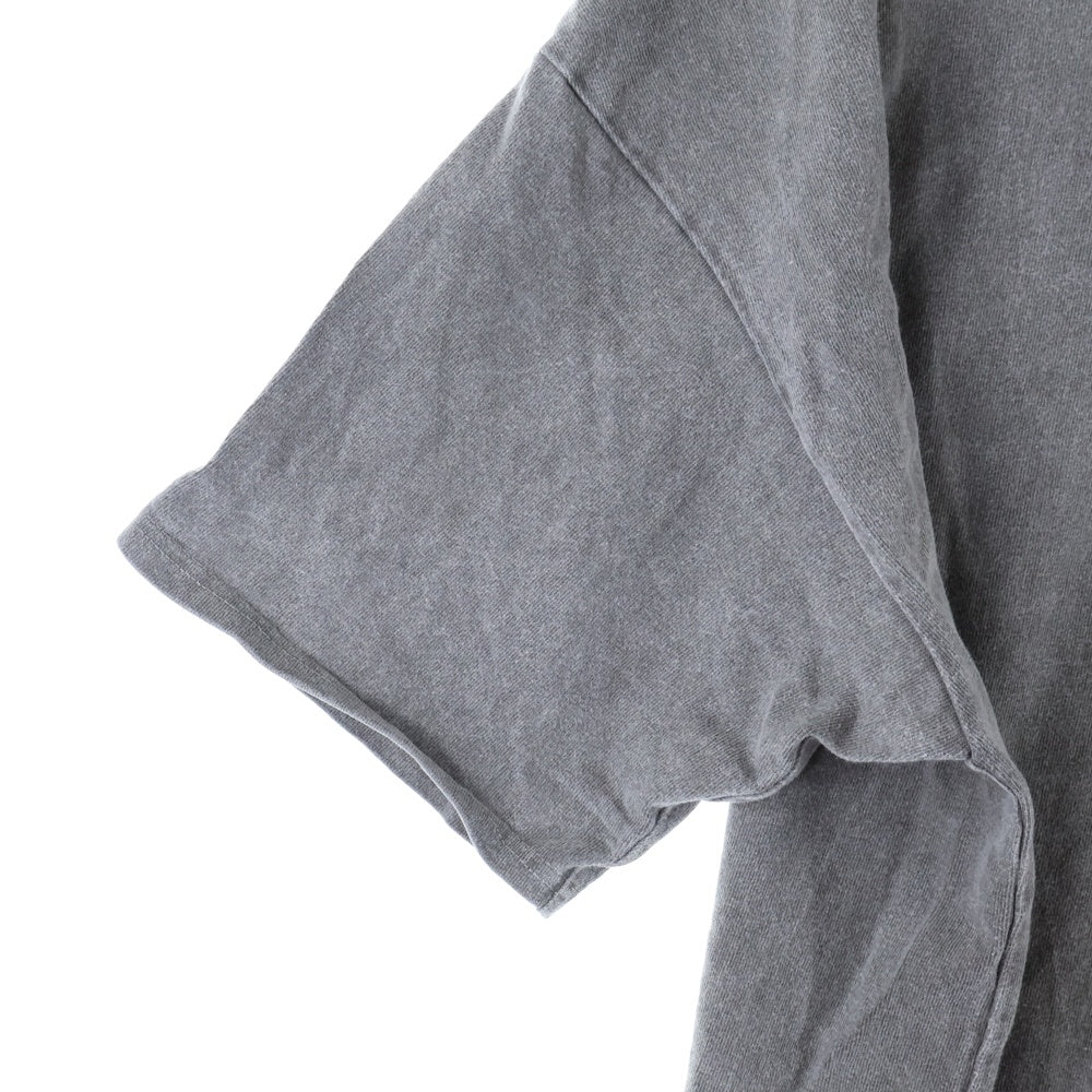 cvtvlist(カタリスト) T-Shirt ロゴ刺繍 半袖Tシャツ グレー