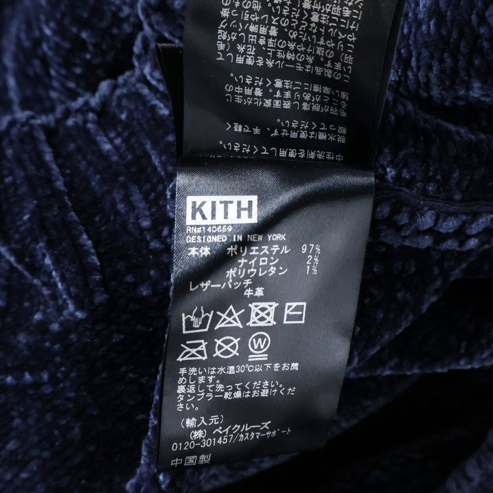 KITH(キス) Kimmel Chenille Turtleneck キメル シェニール タートルネック ネイビー