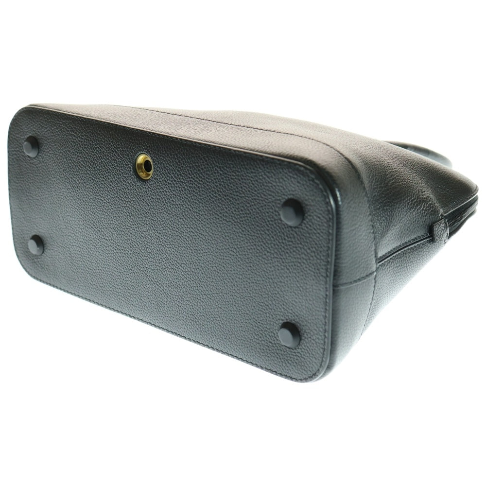 BALENCIAGA(バレンシアガ) Calf Skin Logo Projector Bag カーフスキン ロゴ プロジェクター ハンドバッグ ショルダーバッグ ブラック 672626 15YS7