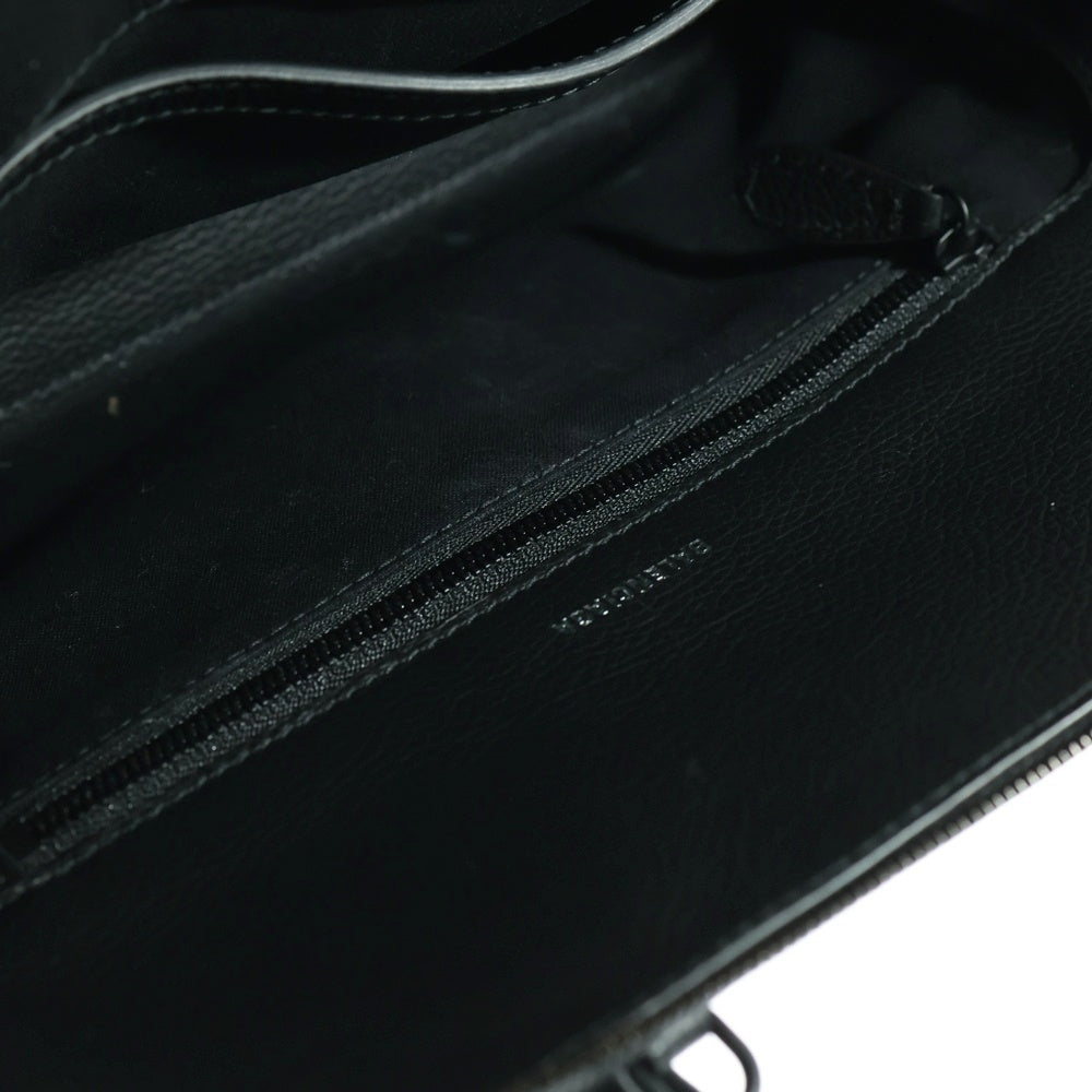 BALENCIAGA(バレンシアガ) Calf Skin Logo Projector Bag カーフスキン ロゴ プロジェクター ハンドバッグ ショルダーバッグ ブラック 672626 15YS7