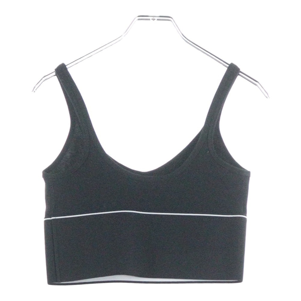 ALEXANDER WANG(アレキサンダーワン) Ribbed Bra ロゴバンドキャミソール ブラック レディース 1CC4218077