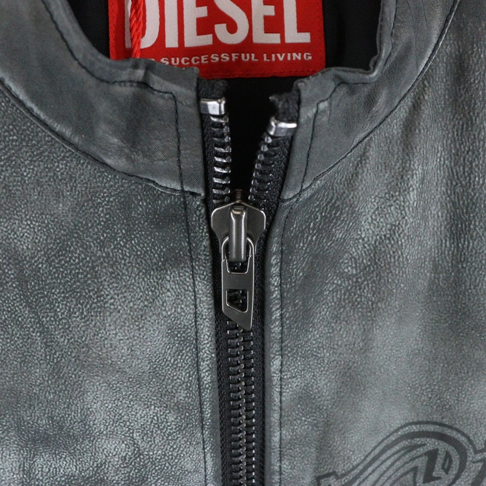 DIESEL(ディーゼル) J‐EVERT グラフィックデザイン ジップアップジャケット ブルゾン グレー