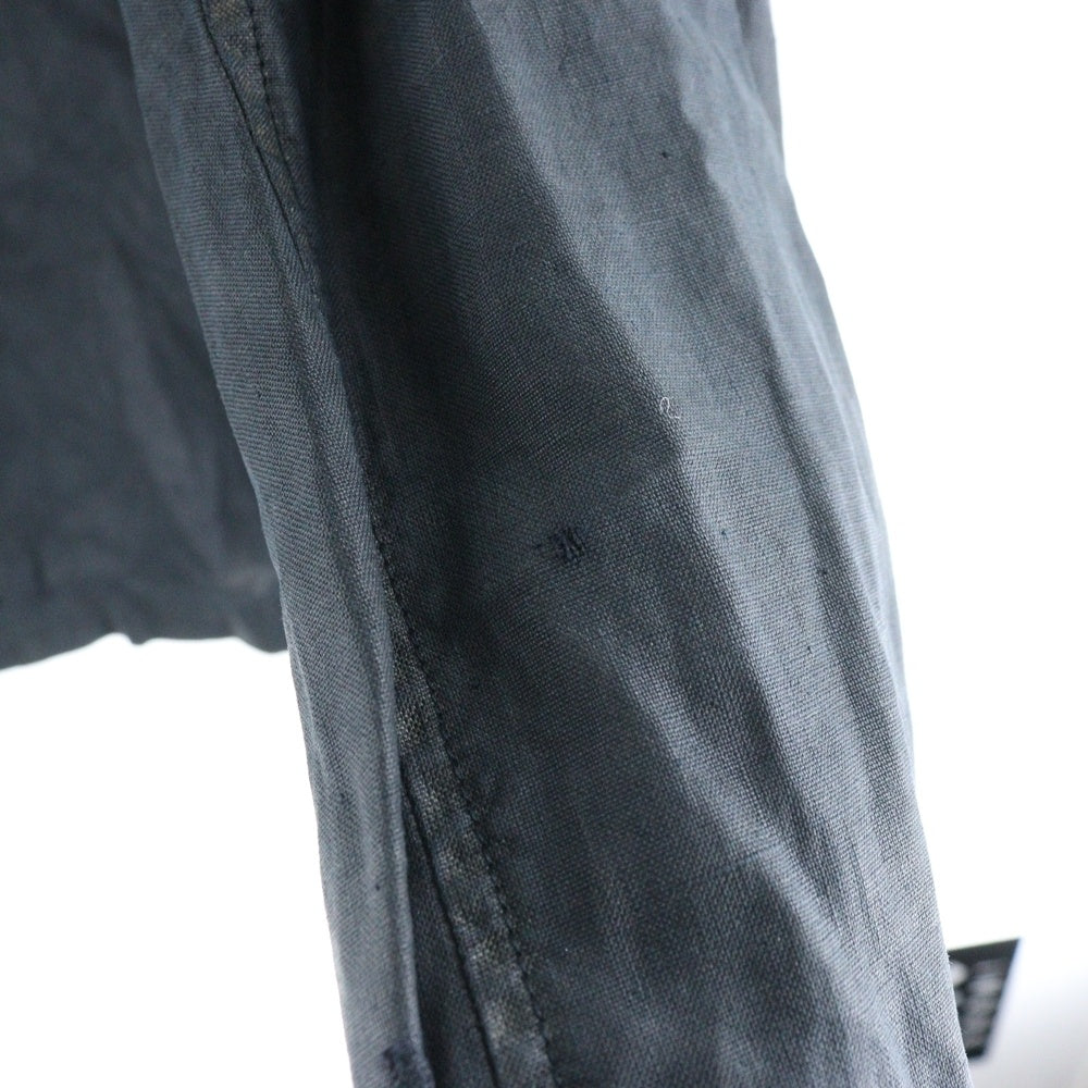 C.P. Company(シーピーカンパニー) ZIP FLIGHT JACKET リネン ジップアップ フライトジャケット ネイビー