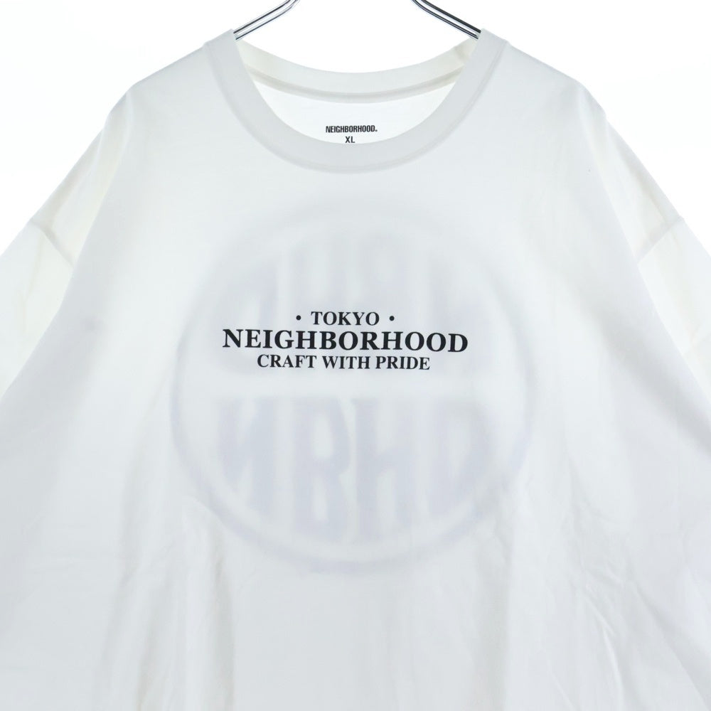 NEIGHBORHOOD(ネイバーフッド) CRAFT WITH PRIDE ロゴプリント 半袖Tシャツ ホワイト