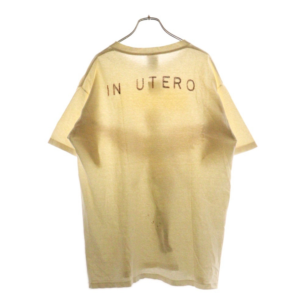 VINTAGE(ヴィンテージ) 90s NIRVANA IN UTERO ニルヴァーナ インユーテロ 両面プリント 半袖Tシャツ ホワイト